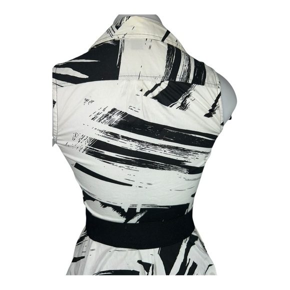 Iz Byer Sleeveless Shirt Dress – XS black and white Vintage 90’s - Picture 4 of 7